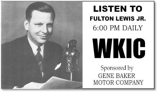 Fulton Lewis: Old Time Radio Star - OTR World