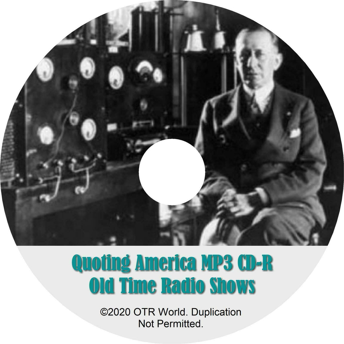 Quoting America OTR Old Time Radio Shows MP3 On CD-R 2 Episodes