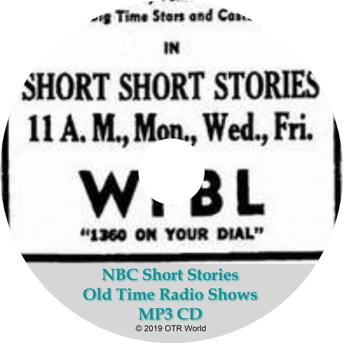 NBC Short Story Old Time Radio Shows 20 Episodes On MP3 CD-R OTR OTRS
