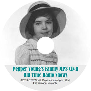 Pepper Young's Family OTR Old Time Radio Shows MP3 On CD 9 Episodes - OTR World