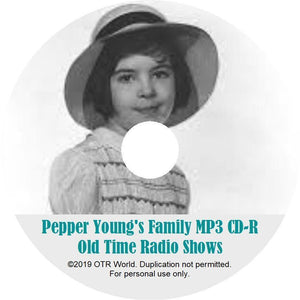 Pepper Young's Family OTR Old Time Radio Shows MP3 On CD 9 Episodes - OTR World