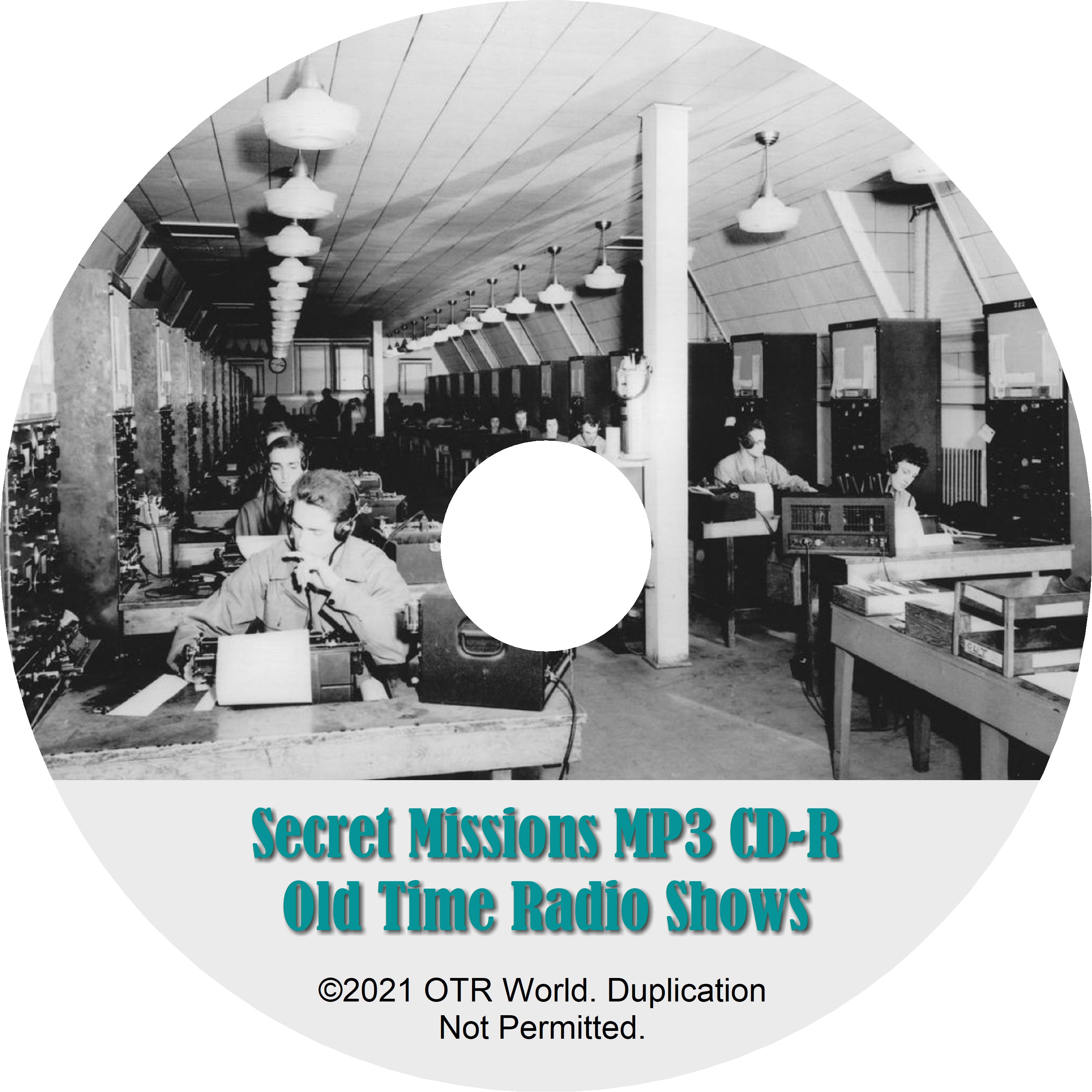 Secret Missions OTRS OTR Old Time Radio Shows MP3 On CD-R 2 Episodes