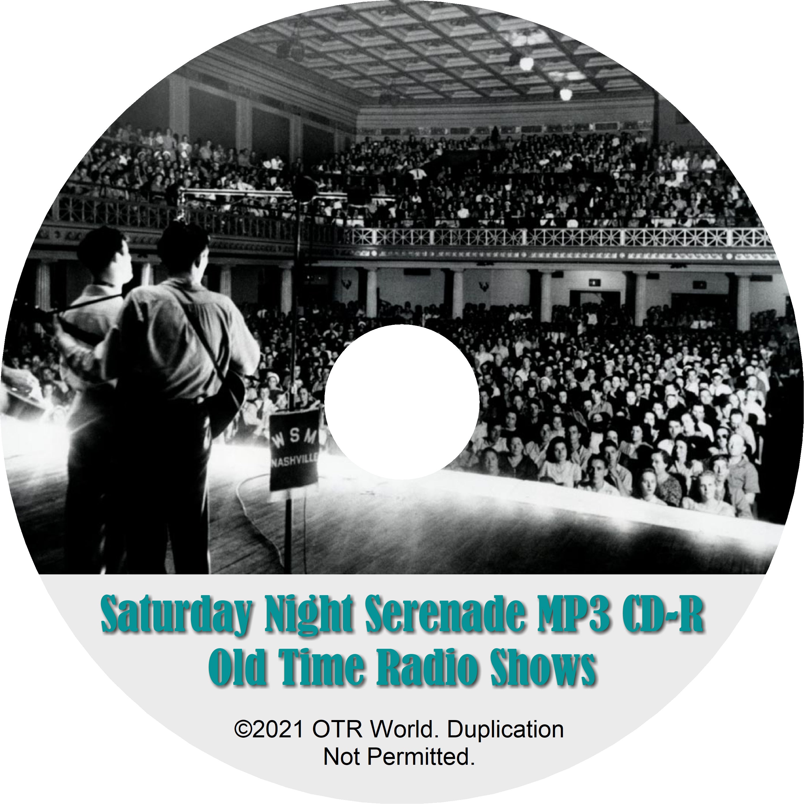 Saturday Night Serenade OTRS OTR Old Time Radio Shows MP3 On CD-R 6 Episodes
