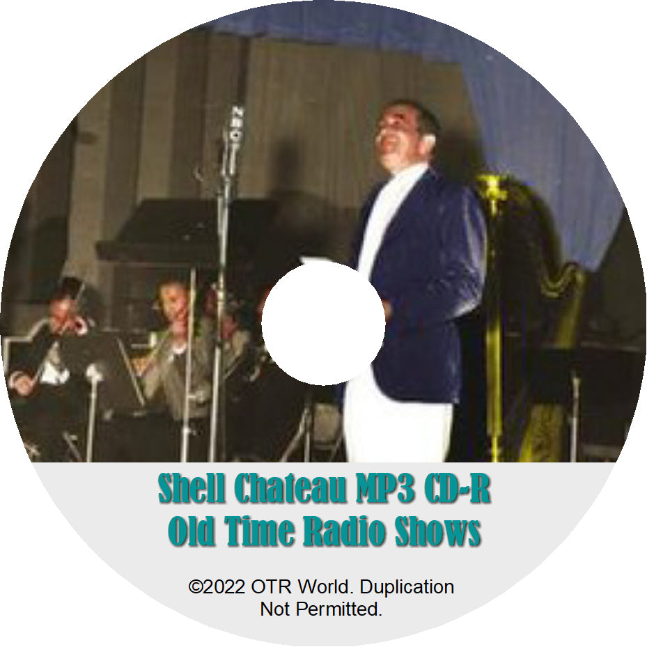 Shell Chateau Old Time Radio Shows OTR MP3 On CD-R 27 Episodes