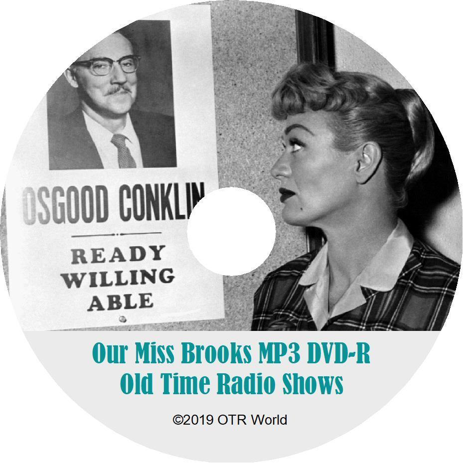 Our Miss Brooks OTR Old Time Radio Show MP3 On DVD 185 Episodes - OTR World