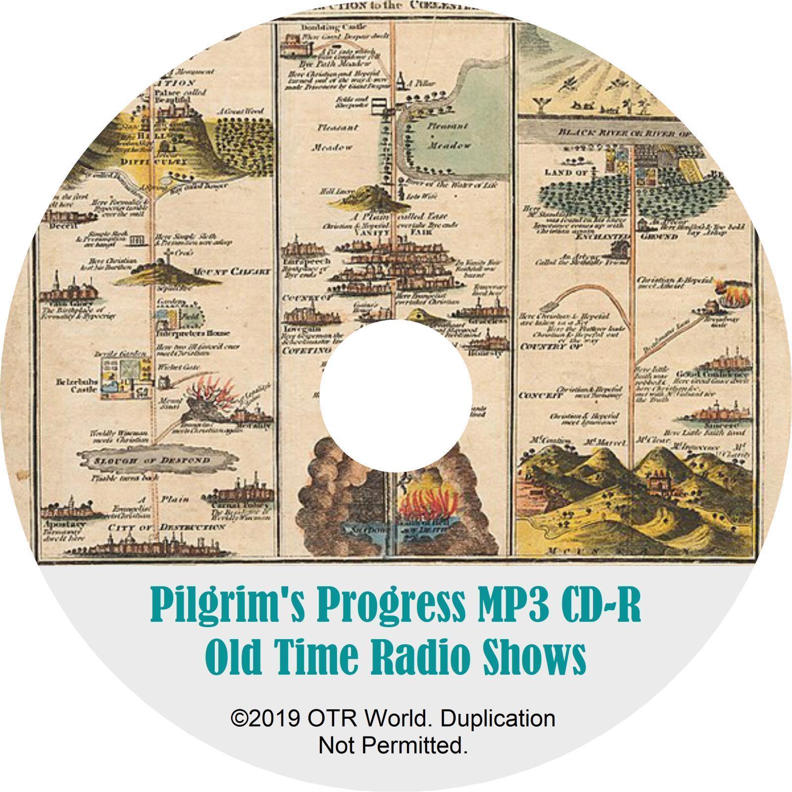 Pilgrim's Progress OTR Old Time Radio Shows MP3 On CD 3 Episodes - OTR World