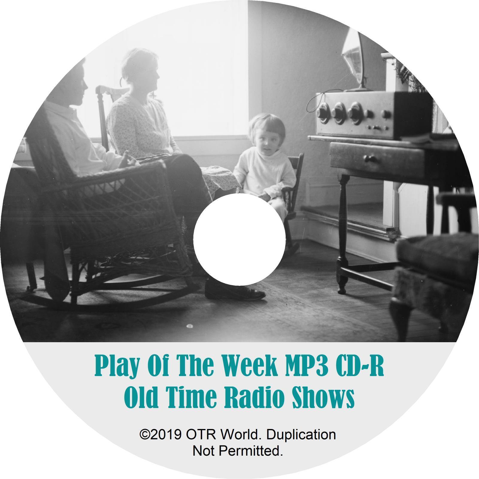 Play Of the Week OTR Old Time Radio Shows MP3 On CD 9 Episodes - OTR World