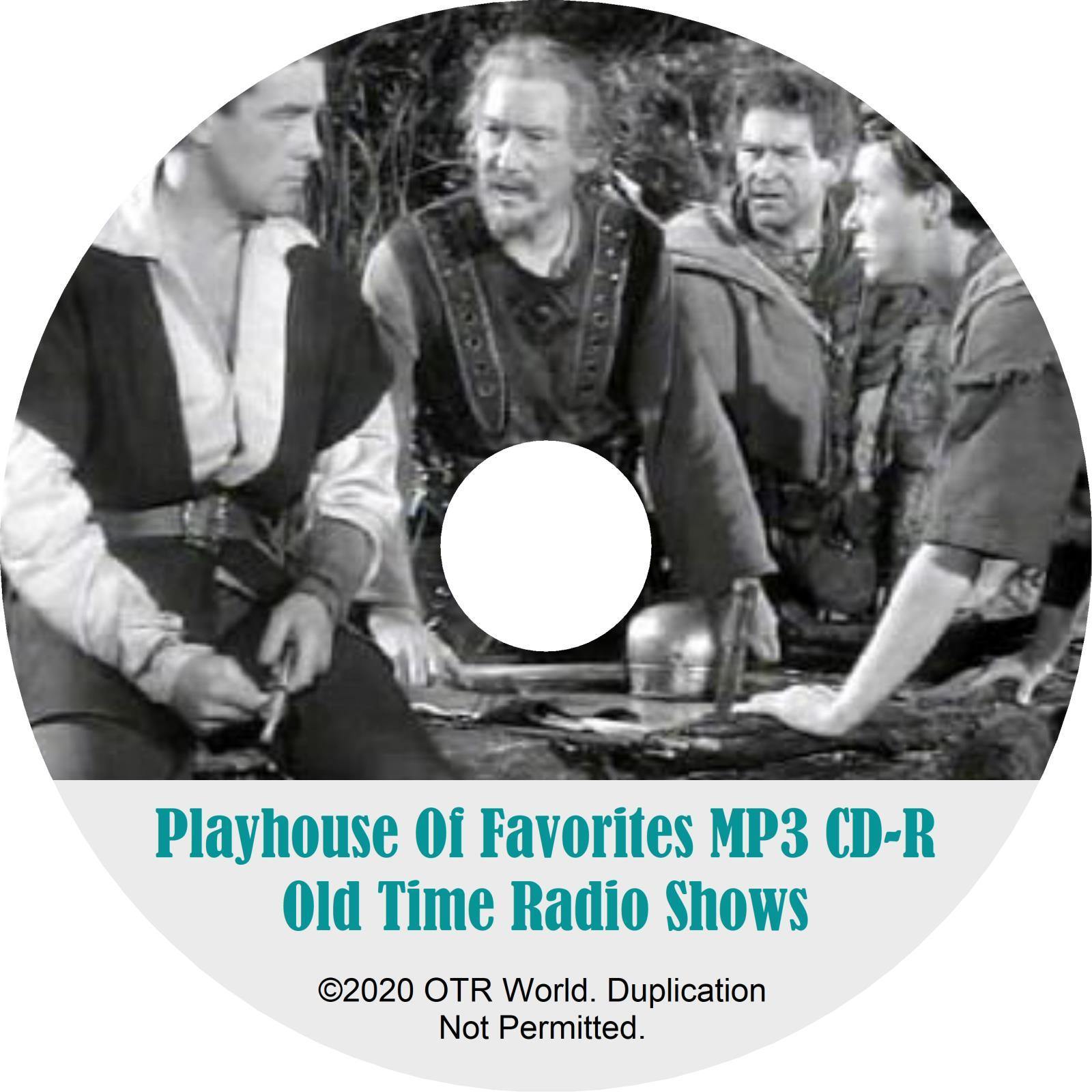 Playhouse Of Favorites OTR Old Time Radio Shows MP3 On CD 2 Episodes - OTR World