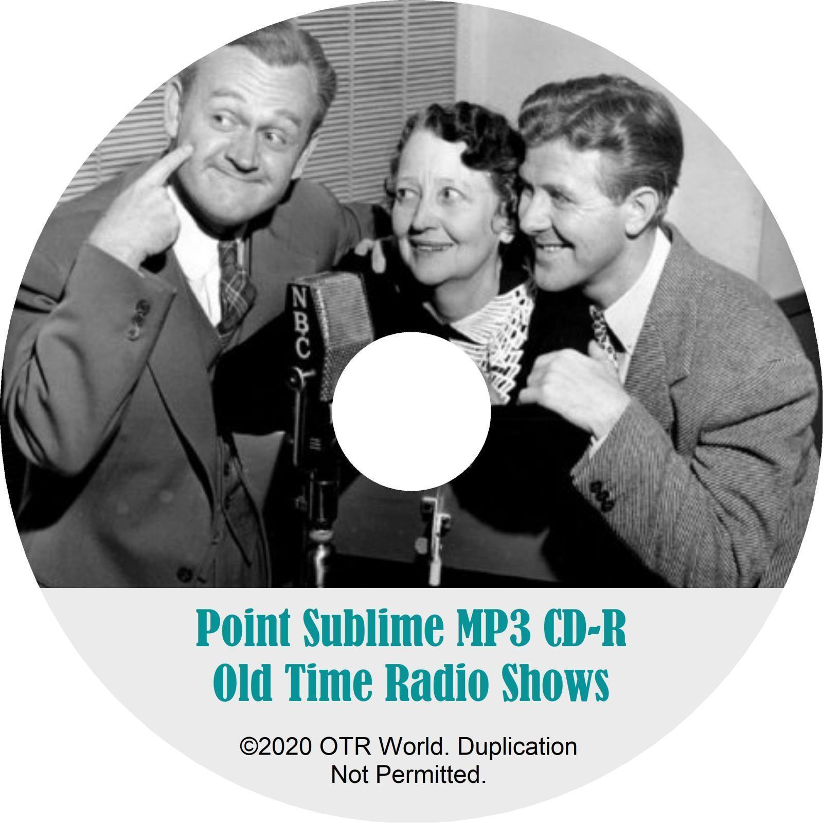 Point Sublime OTR Old Time Radio Shows MP3 On CD 13 Episodes - OTR World