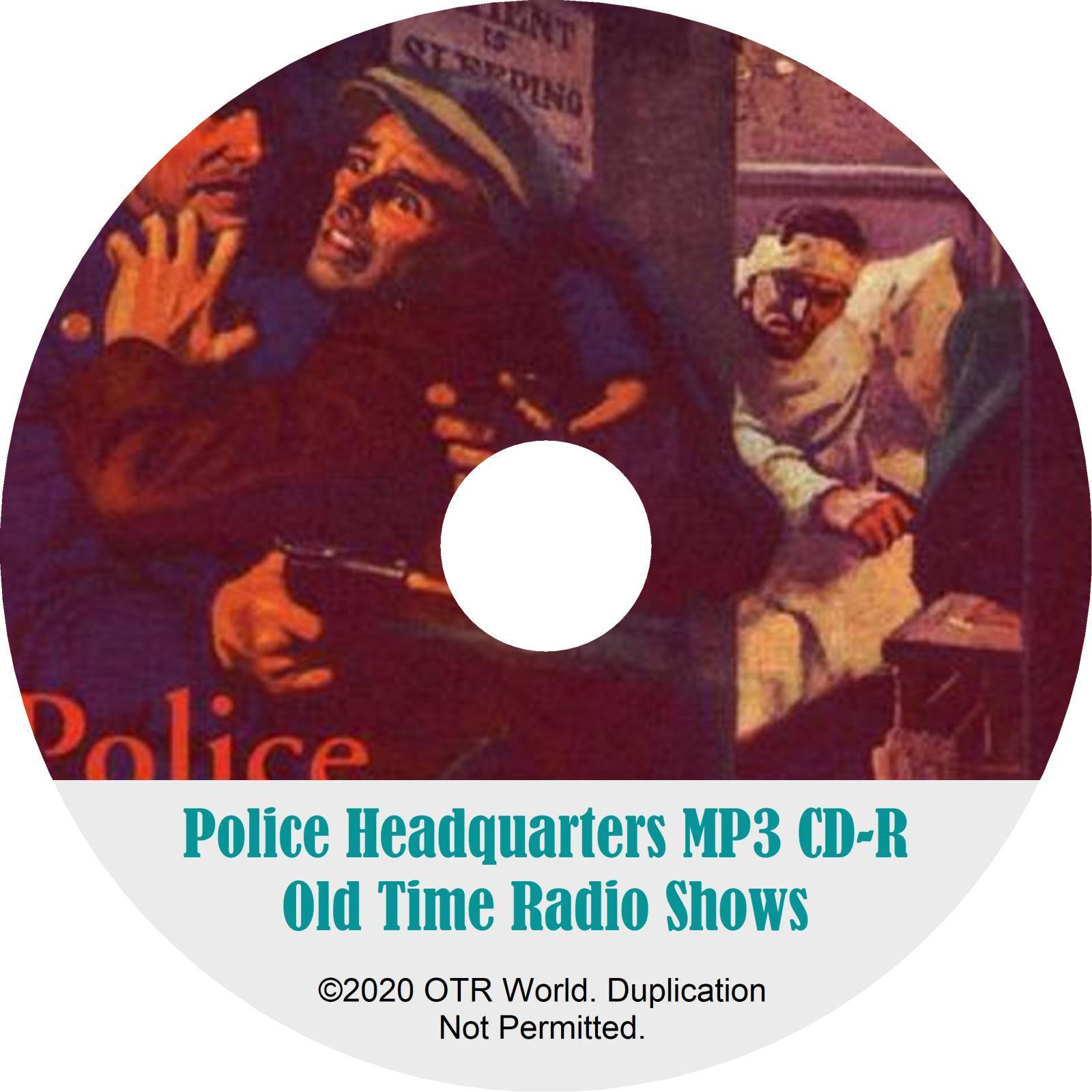 Police Headquarters OTR Old Time Radio Shows MP3 On CD 61 Episodes - OTR World