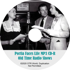Portia Faces Life OTR Old Time Radio Shows MP3 On CD 3 Episodes - OTR World