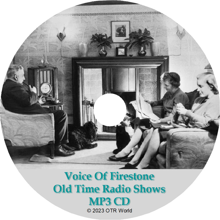 The Voice Of Firestone Old Time Radio Shows OTR MP3 On CD 16 Episodes Files