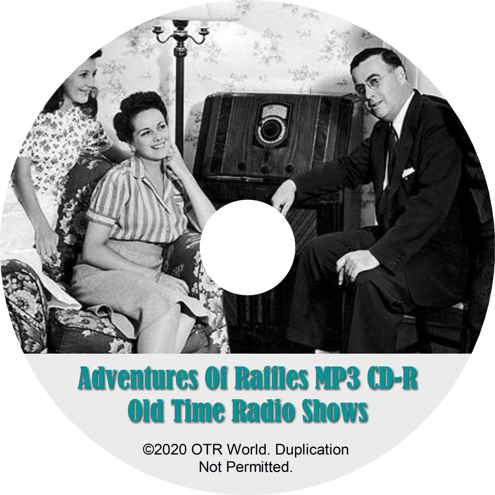 The Adventures Of Raffles OTR Old Time Radio Shows MP3 On CD 4 Episodes - OTR World