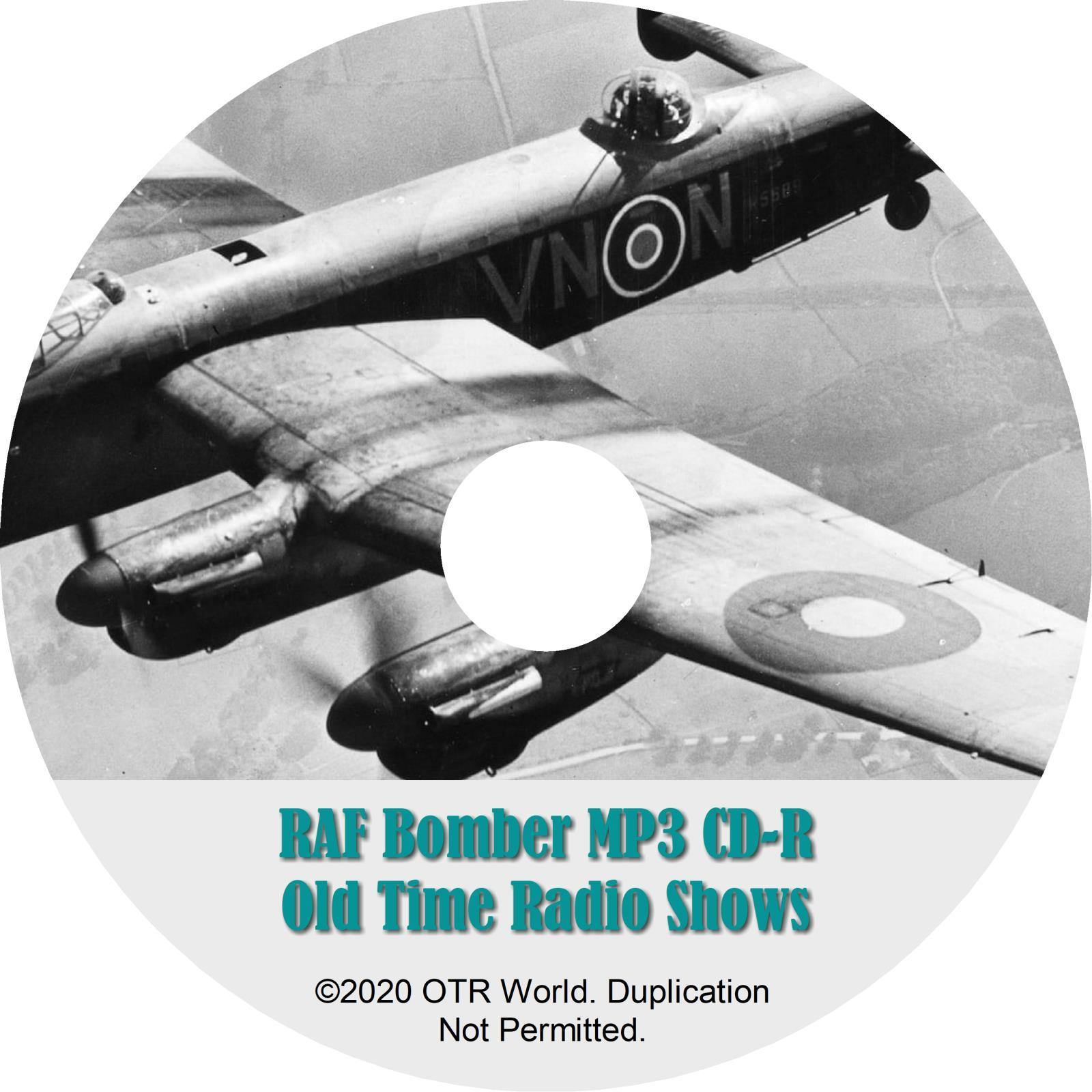 RAF Bomber OTR Old Time Radio Shows MP3 On CD 7 Episodes - OTR World