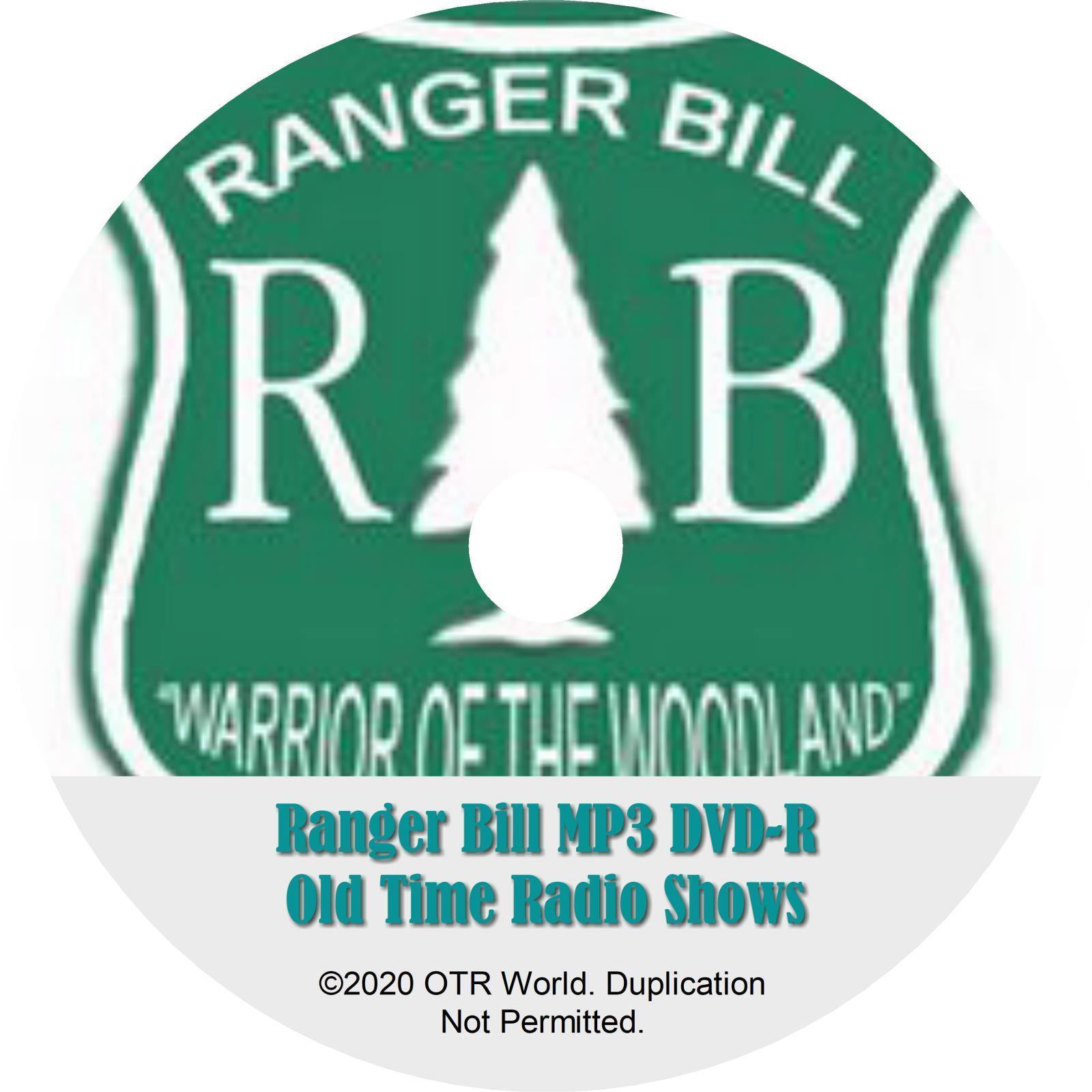 Ranger Bill OTR OTRS Old Time Radio Shows MP3 On DVD-R 221 Episodes - OTR World
