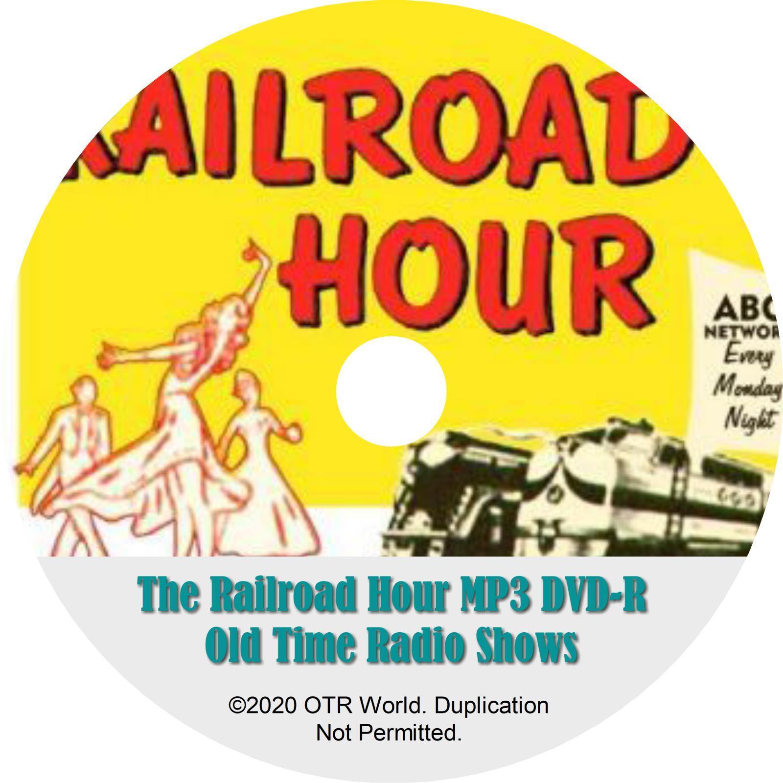 The Railroad Hour OTR OTRS Old Time Radio Shows MP3 On DVD-R 160 Episodes - OTR World