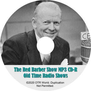 The Red Barber Show OTR OTRS Old Time Radio Shows MP3 CD-R 2 Episodes - OTR World