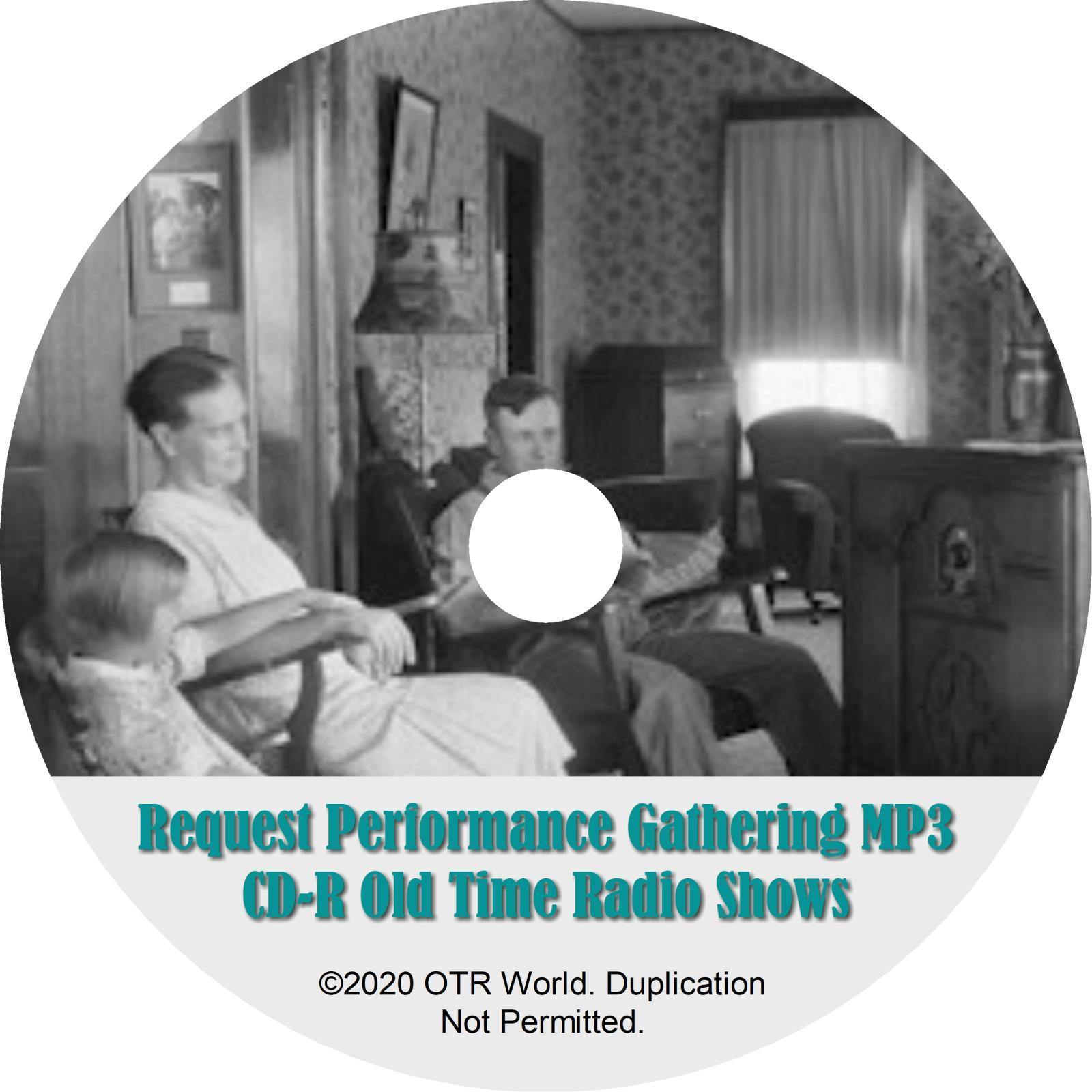 Request Performance OTR OTRS Old Time Radio Shows MP3 On CD-R 6 Episodes - OTR World