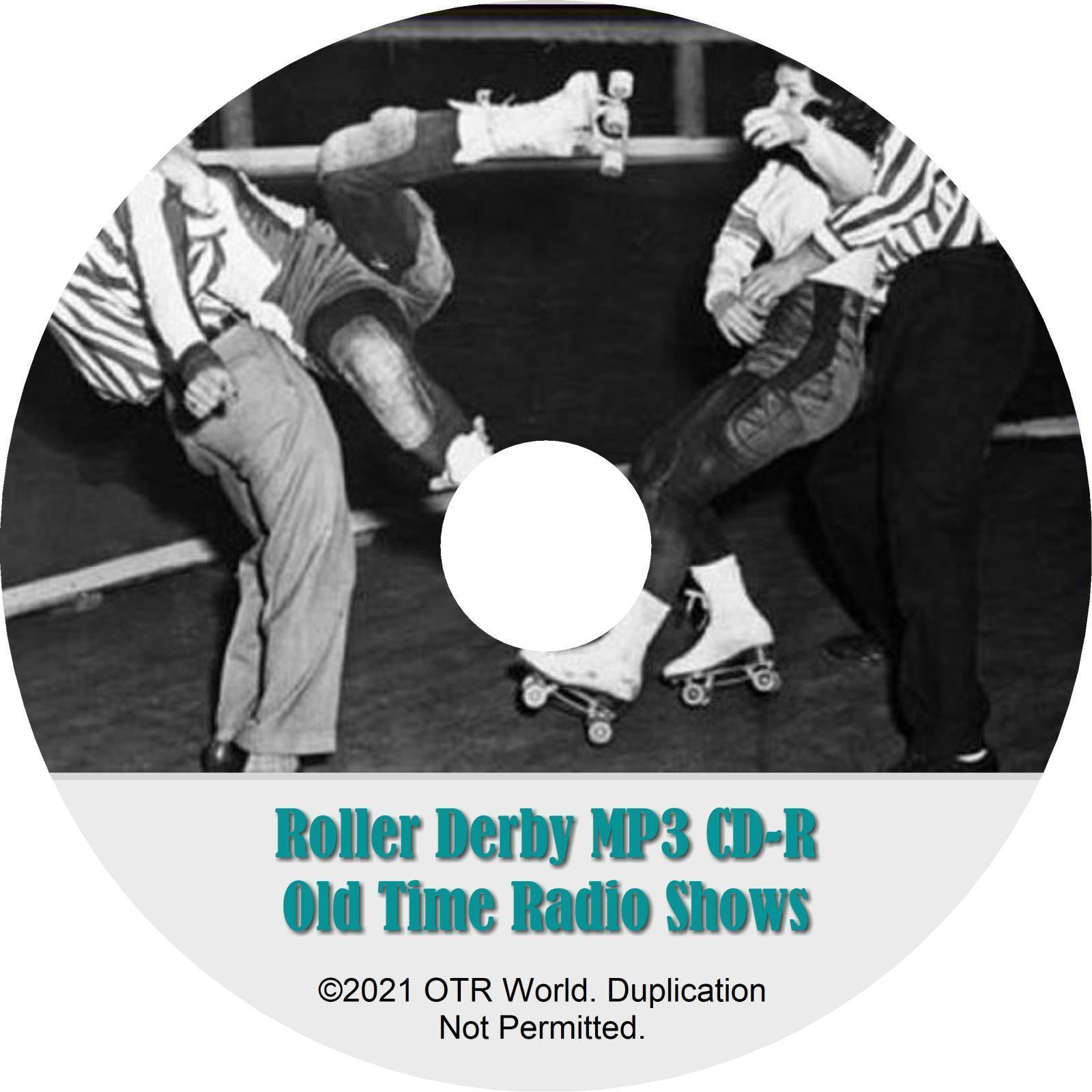 Roller Derby OTR OTRS Old Time Radio Shows MP3 On CD-R 2 Episode - OTR World