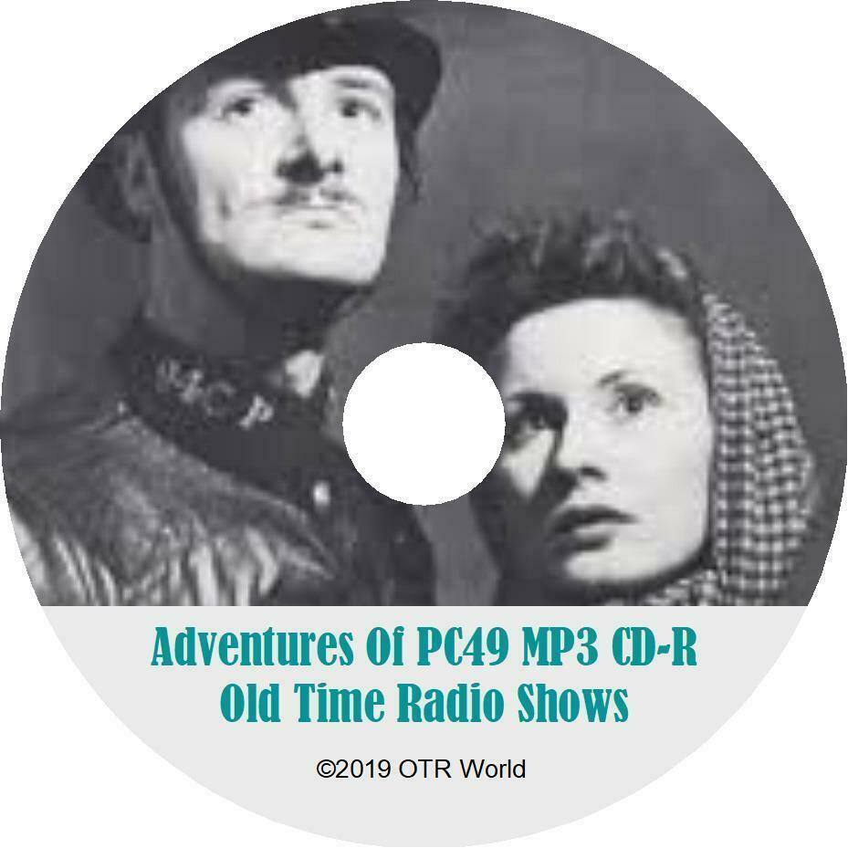 Adventures Of PC49 OTR Old Time Radio Shows MP3 On CD 2 Episodes
