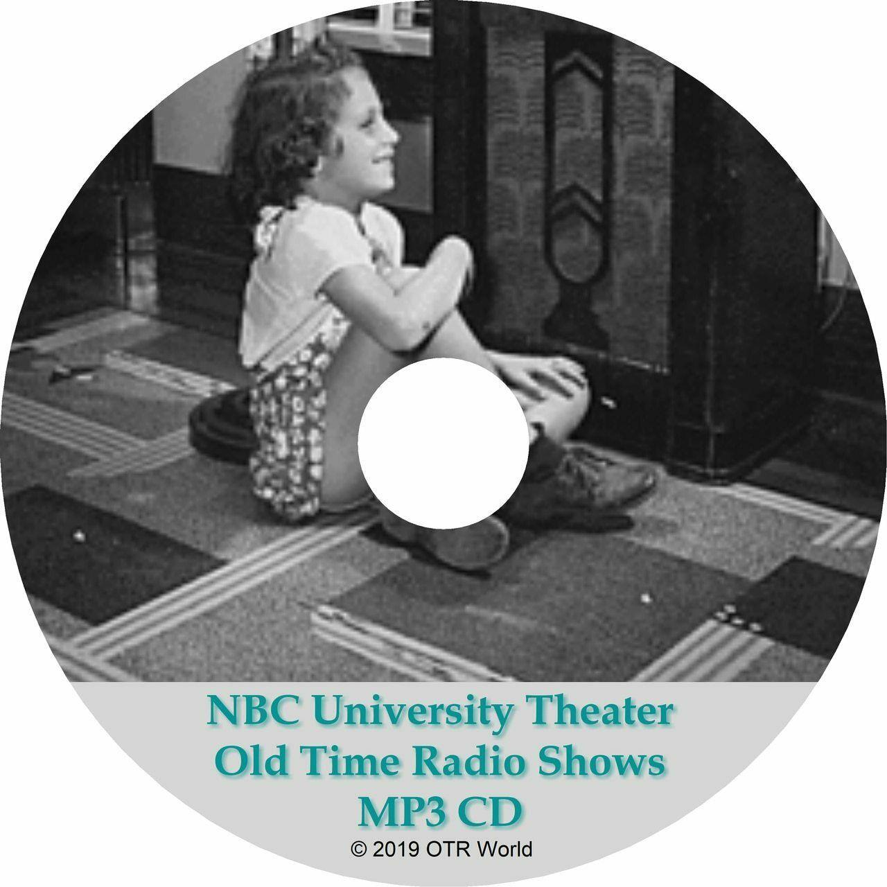 NBC University Theater Old Time Radio Shows 110 Episodes On MP3 DVD-R OTR OTRS