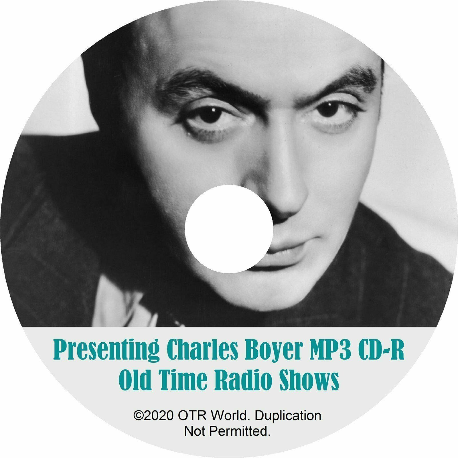 Presenting Charles Boyer OTR Old Time Radio Shows MP3 On CD 16 Episodes
