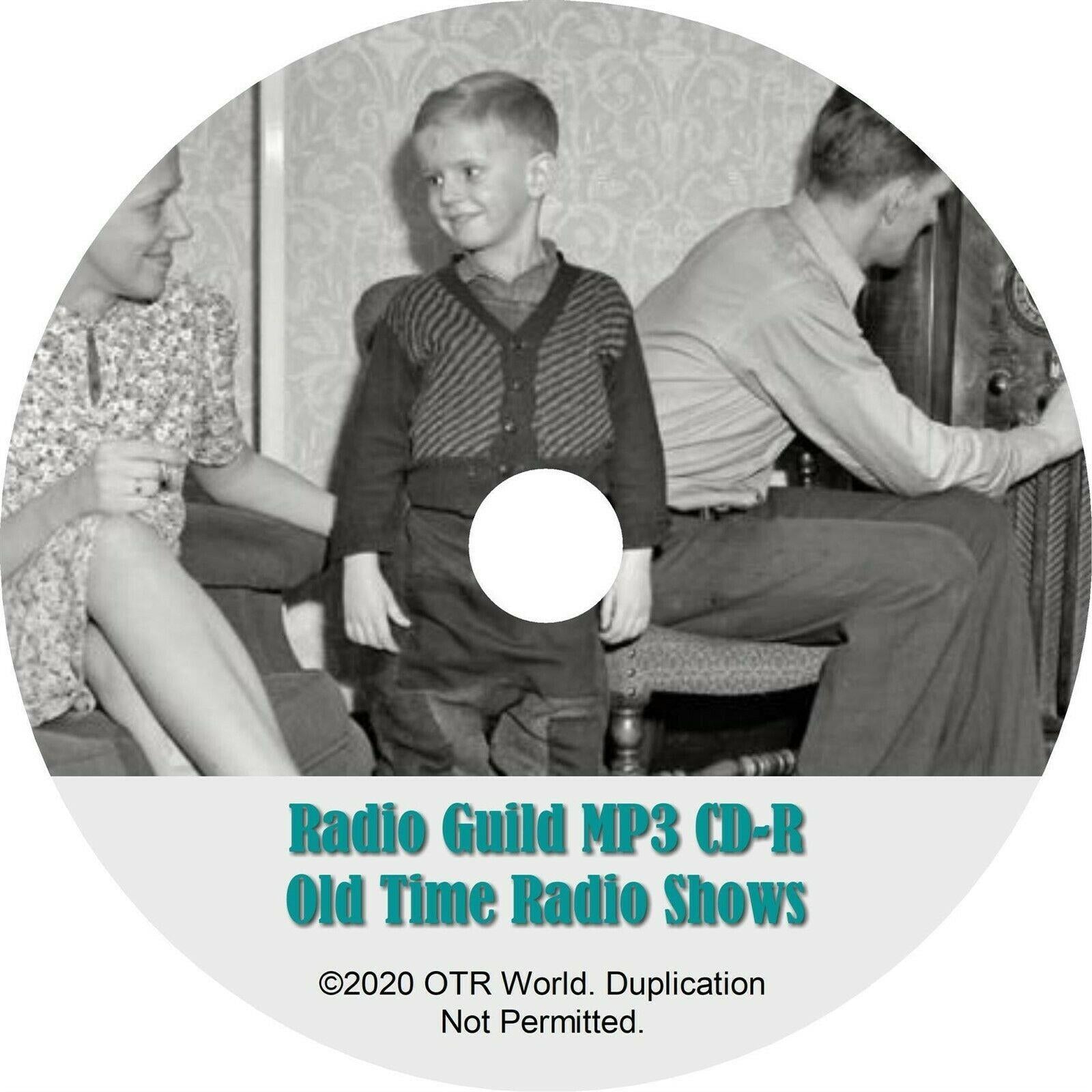 Radio Guild Old Time Radio Shows MP3 CD-R OTR OTRS 3 Episodes
