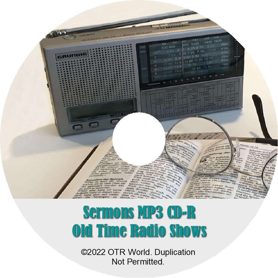 Sermons Old Time Radio Shows OTR OTRS MP3 On CD 39 Episodes