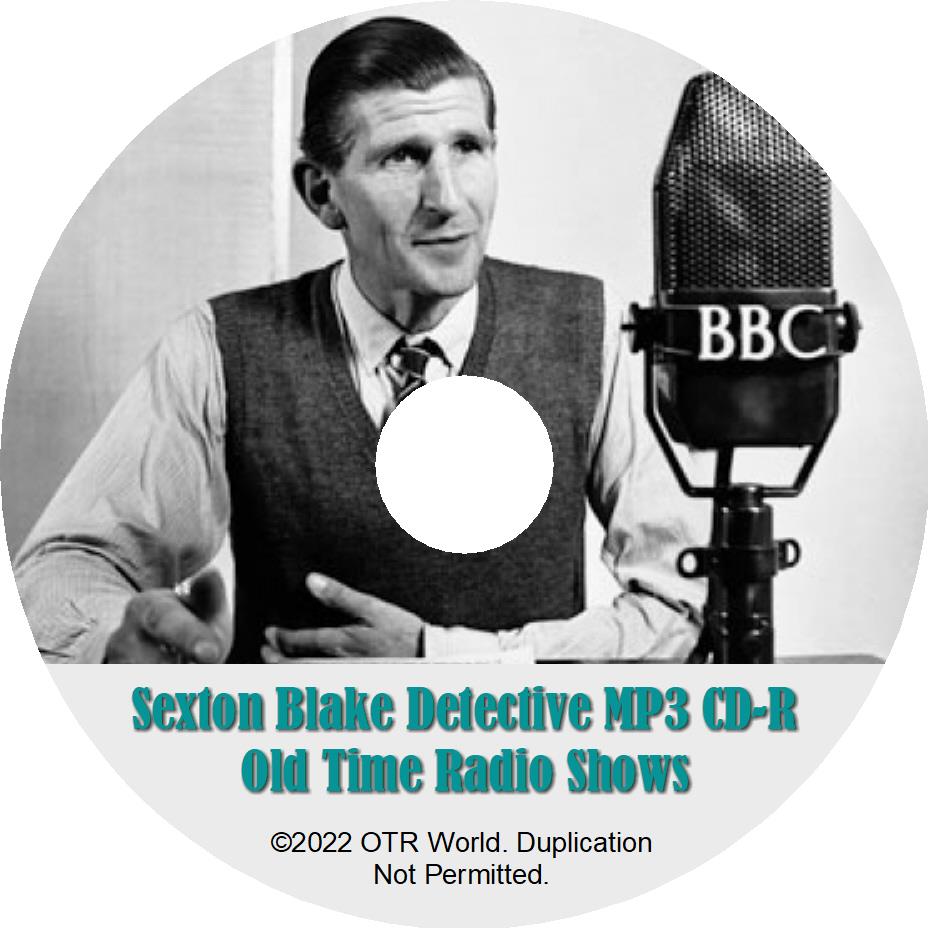 Sexton Blake Detective Old Time Radio Shows OTR OTRS MP3 On CD 16 Episodes