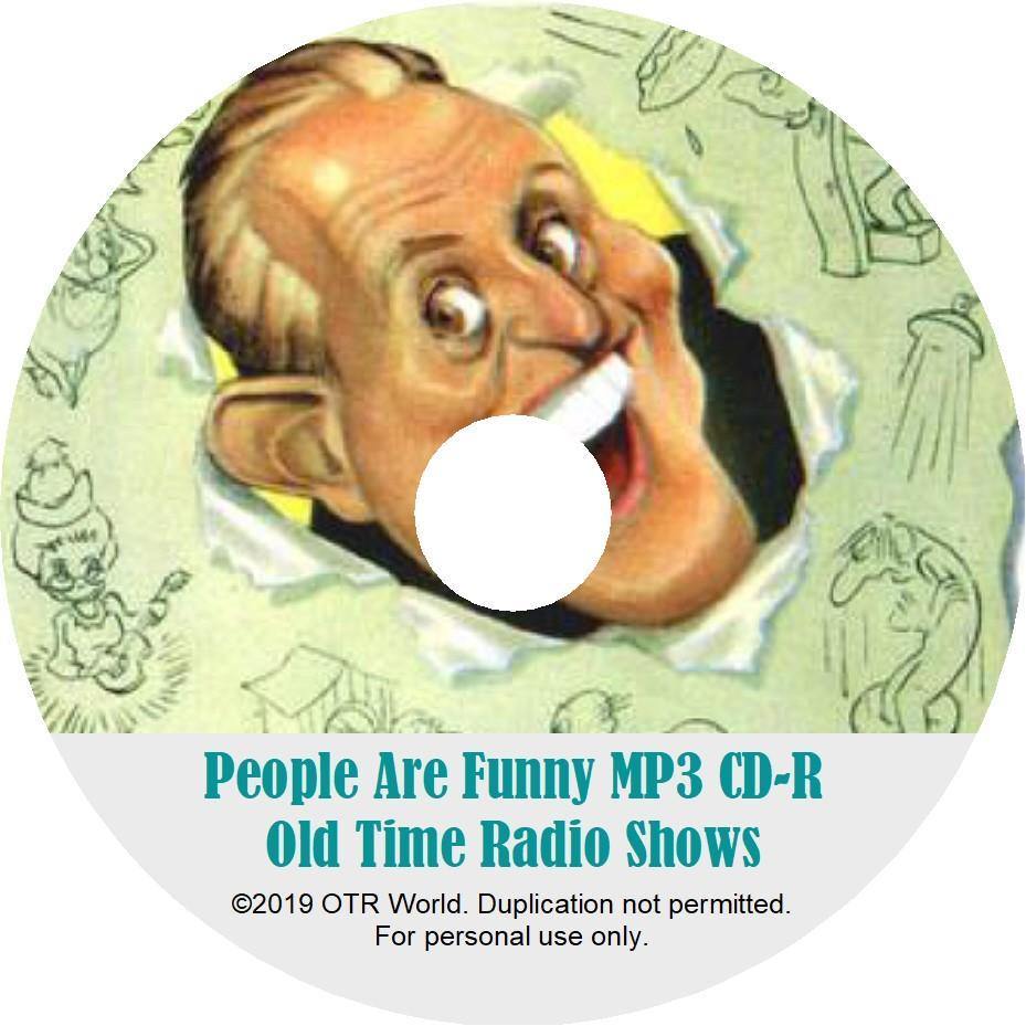 People Are Funny Quiz Show OTR Old Time Radio Shows MP3 On CD 31 Episodes - OTR World