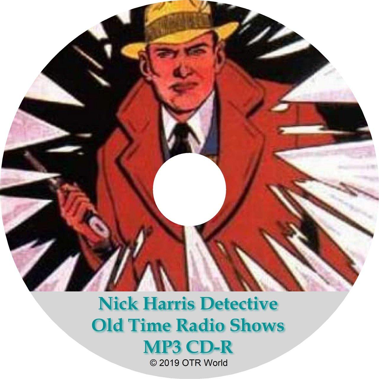 Nick Harris Detective Old Time Radio Shows OTR 10 Episodes MP3 CD-R - OTR World