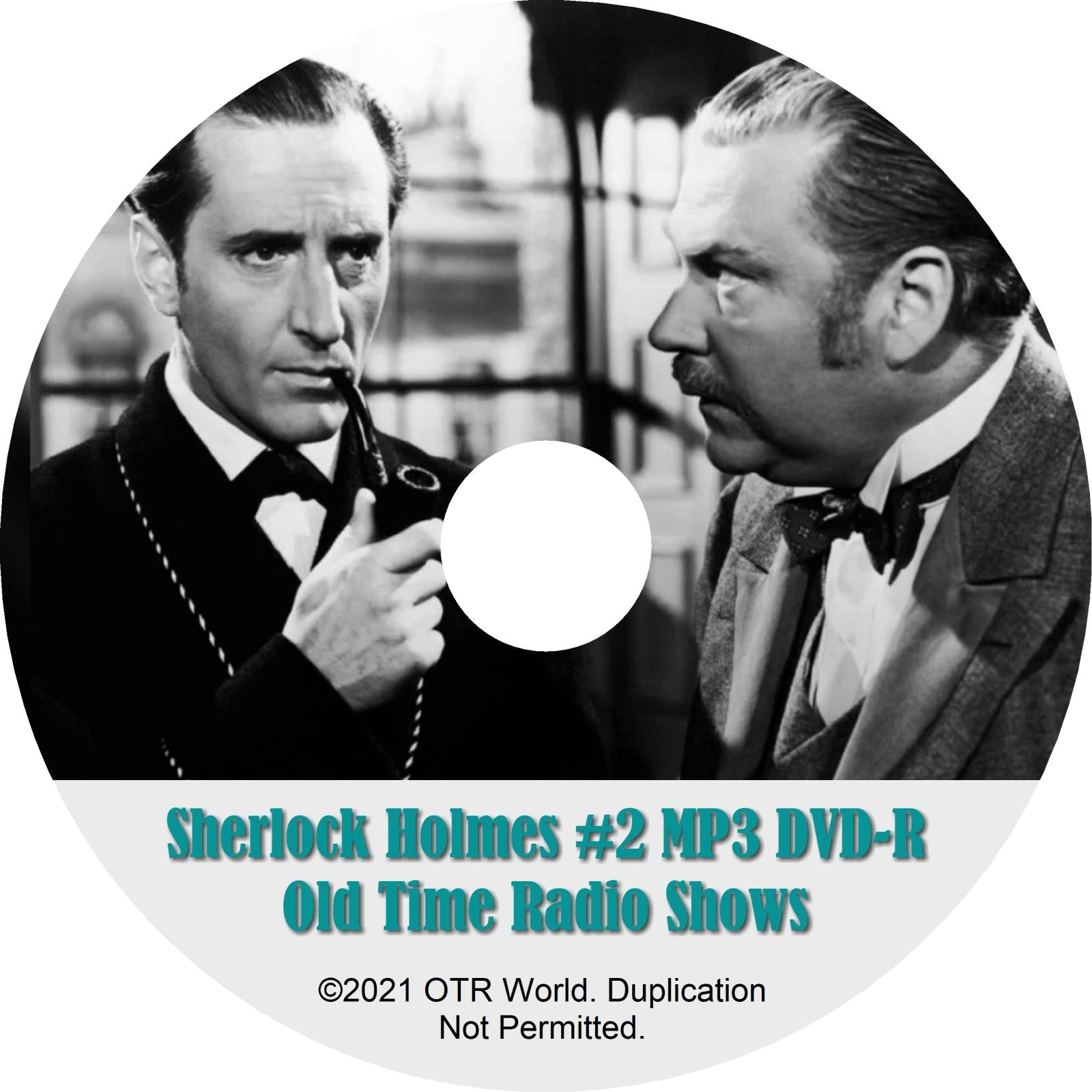 Sherlock Holmes Rathbone Bruce OTR Old Time Radio Shows MP3 On DVD-R 52 Episodes