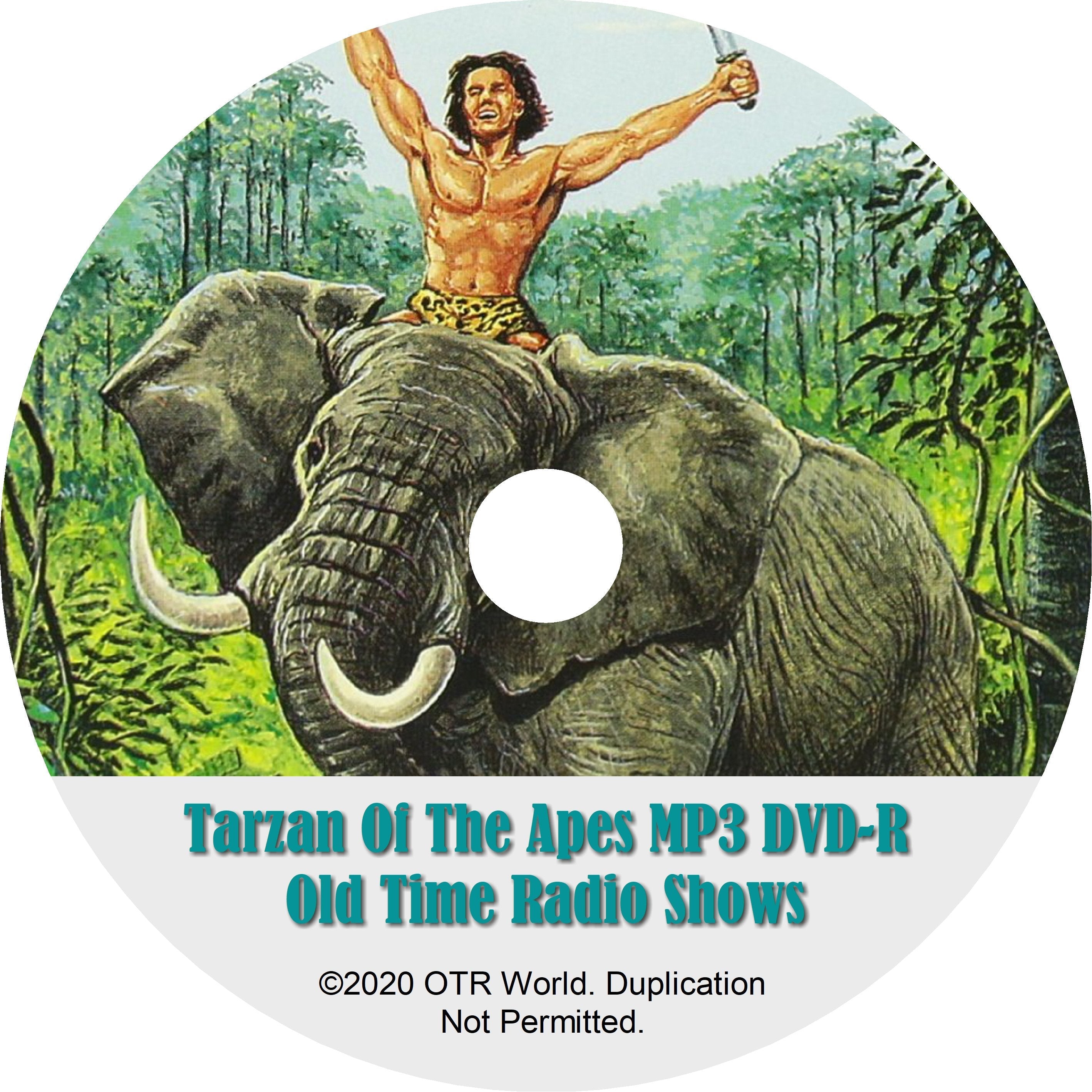 Tarzan Of The Apes Old Time Radio Shows OTR MP3 DVD 230 Episodes