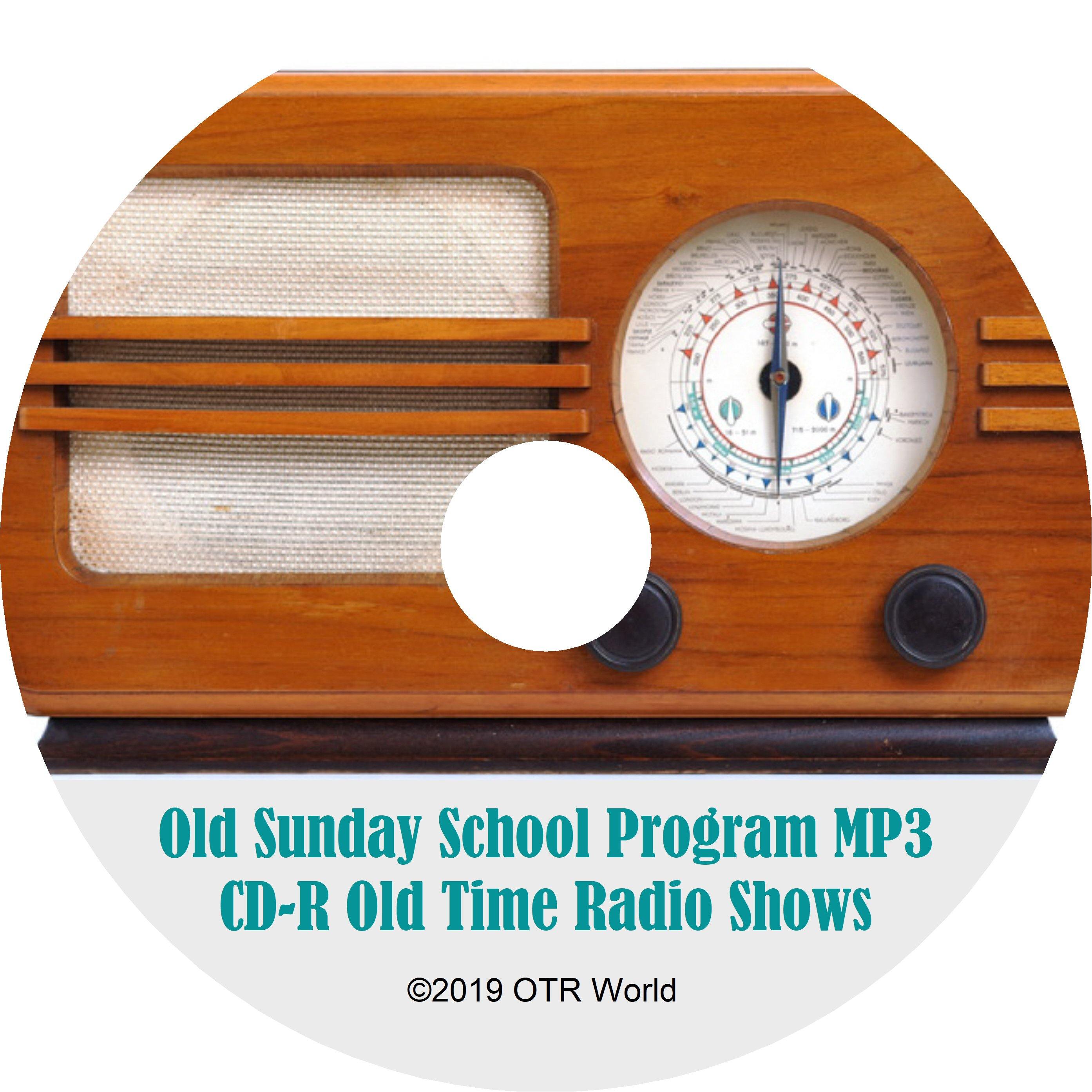 Old Sunday School Program Old Time Radio Shows OTR OTRS 2 Episodes MP3 CD-R - OTR World