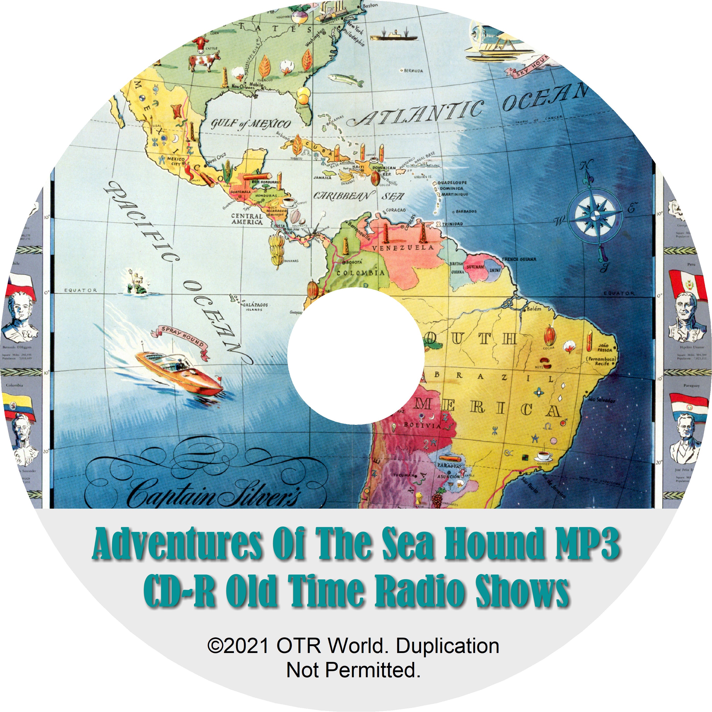 Adventures Of The Sea Hound OTRS OTR Old Time Radio Shows MP3 On CD-R 11 Episodes