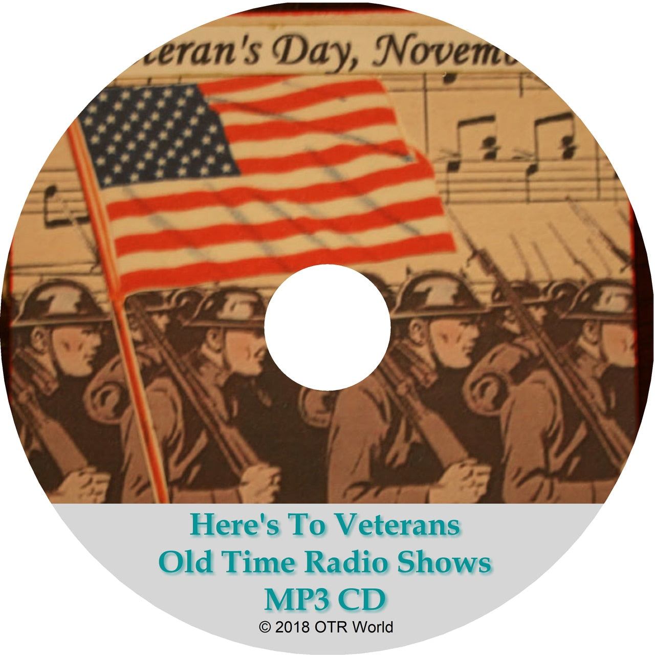 Here's To Veterans Old Time Radio Shows OTR OTRS MP3 On CD-R 172 Episodes