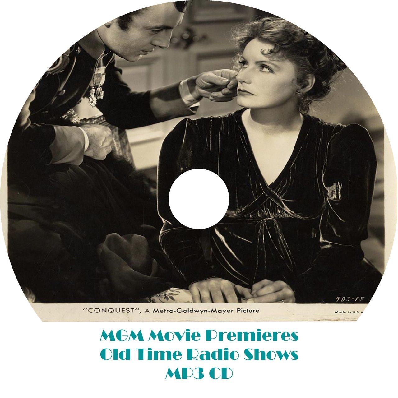 MGM Movie Premieres Old Time Radio Shows 4 Episodes On MP3 CD - OTR World