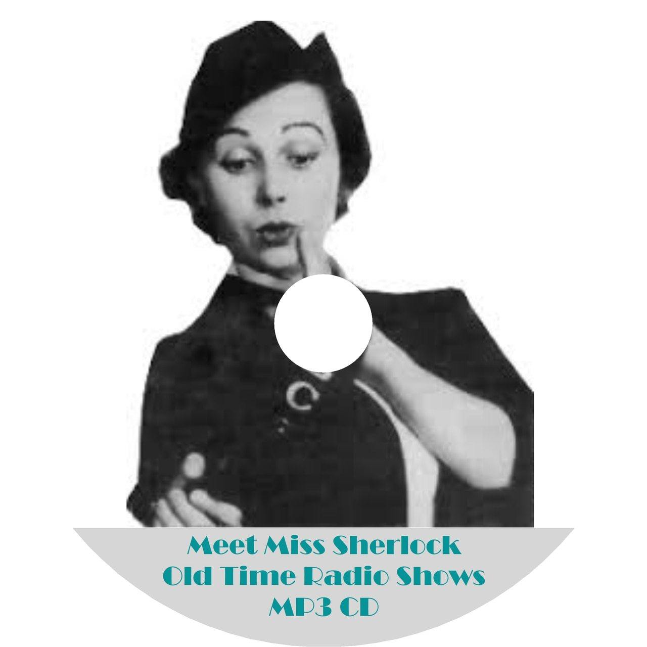 Meet Miss Sherlock Old Time Radio Shows 2 Episodes On MP3 CD - OTR World