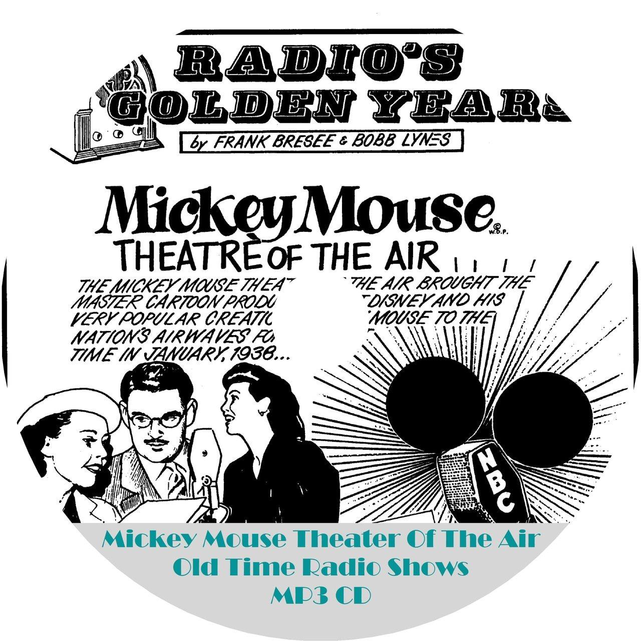 Mickey Mouse Theater Of The Air Old Time Radio Shows 7 Episodes On MP3 CD - OTR World