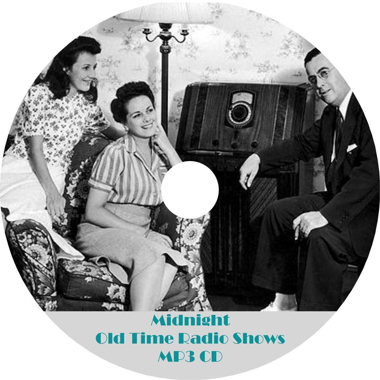 Midnight Old Time Radio Shows 13 Episodes On MP3 CD - OTR World
