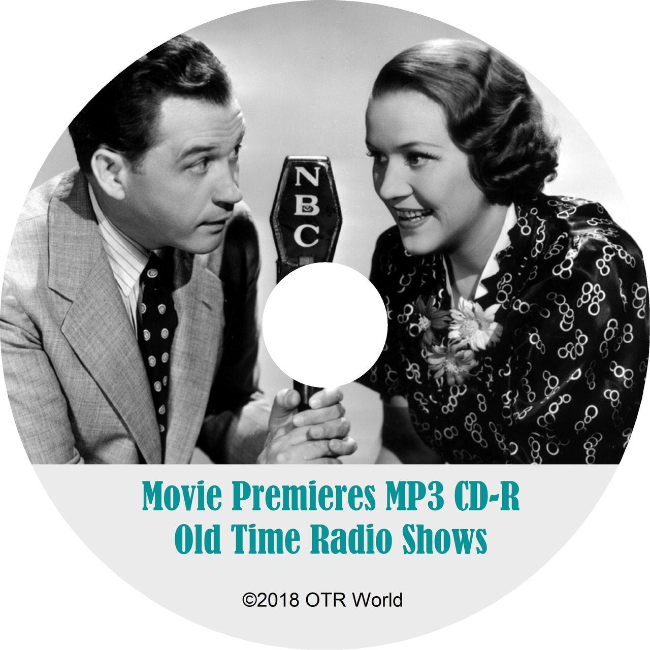 Movie Premieres Old Time Radio Shows 5 Episodes On MP3 CD - OTR World