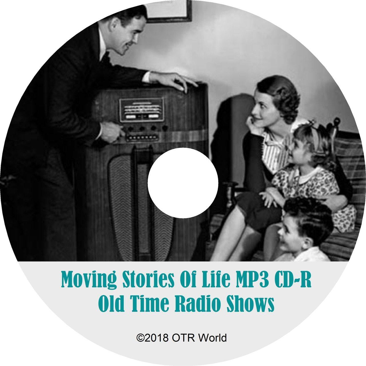Moving Stories Of Life Old Time Radio Shows 2 Episodes On MP3 CD - OTR World