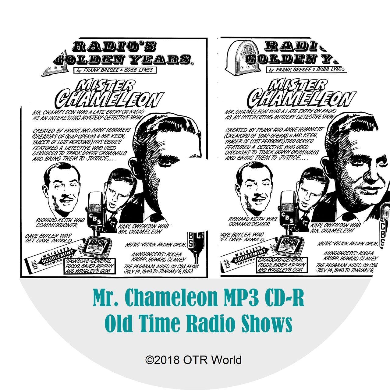 Mr. Chameleon Old Time Radio Shows 2 Episodes On MP3 CD - OTR World