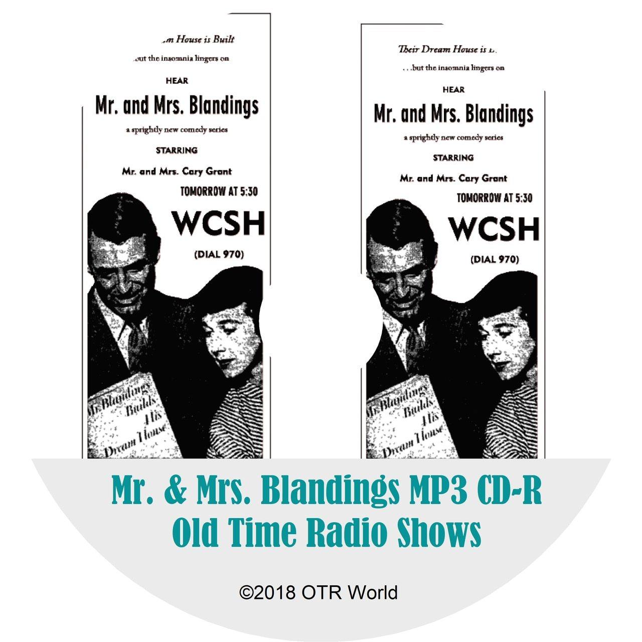 Mr. and Mrs. Blandings Old Time Radio Shows 16 Episodes On MP3 CD - OTR World