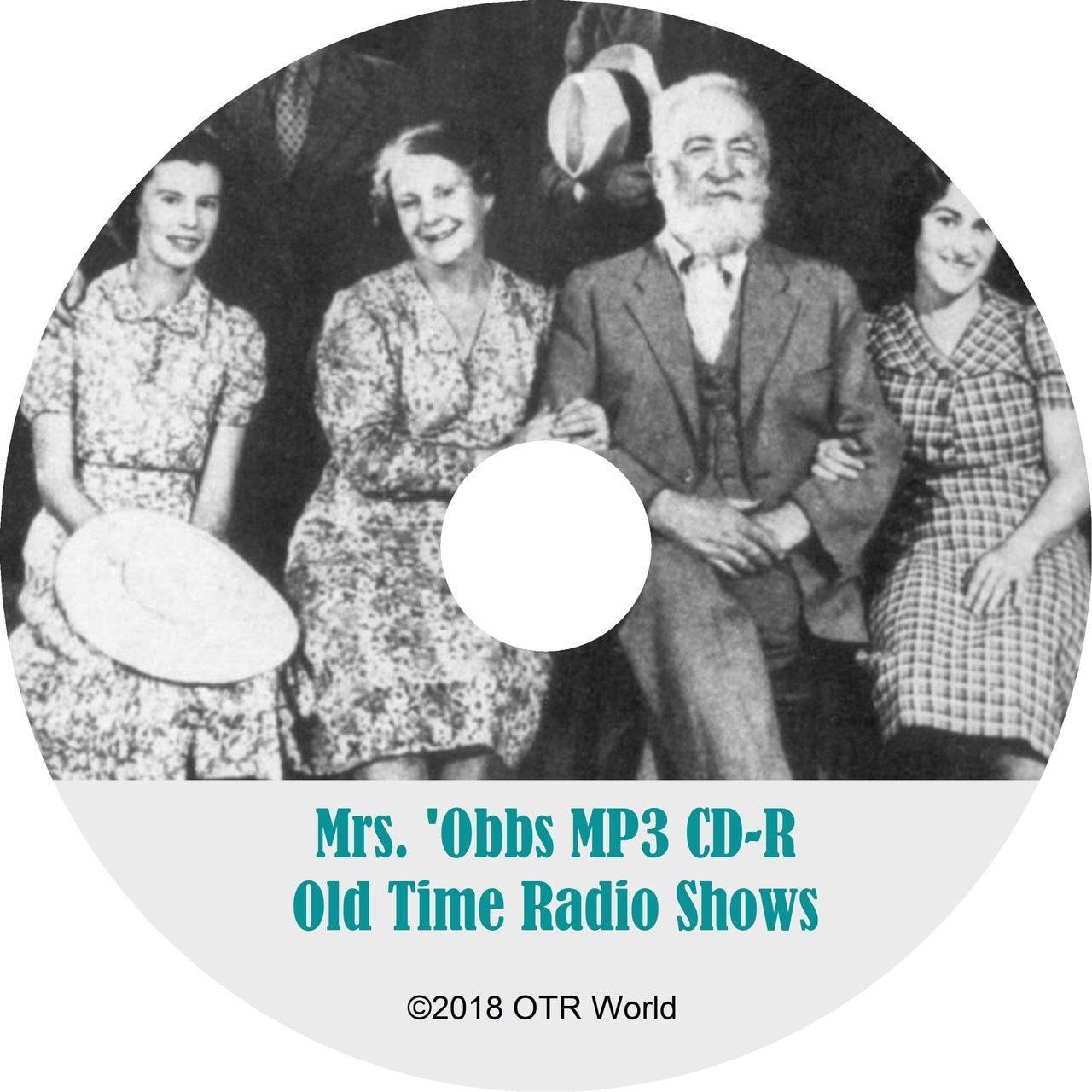 Mrs. 'Obbs Old Time Radio Shows 4 Episodes On MP3 CD - OTR World