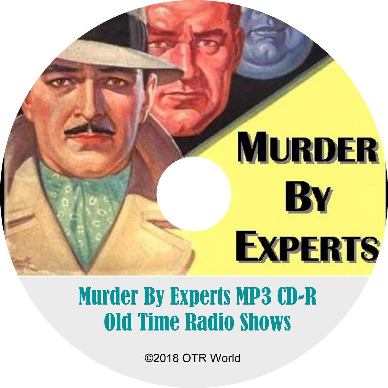 Murder By Experts Old Time Radio Shows 15 Episodes On MP3 CD - OTR World