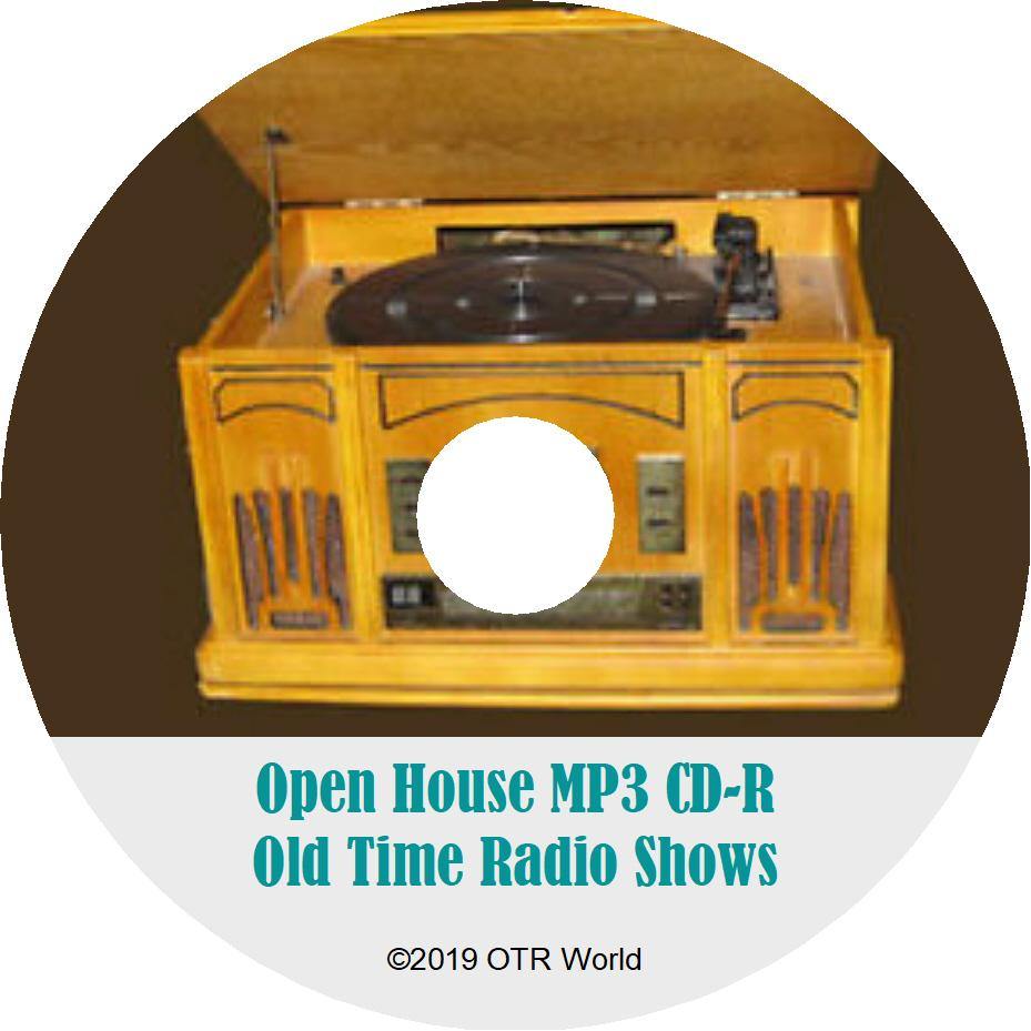 Open House OTR Old Time Radio Show MP3 On CD 2 Episodes - OTR World