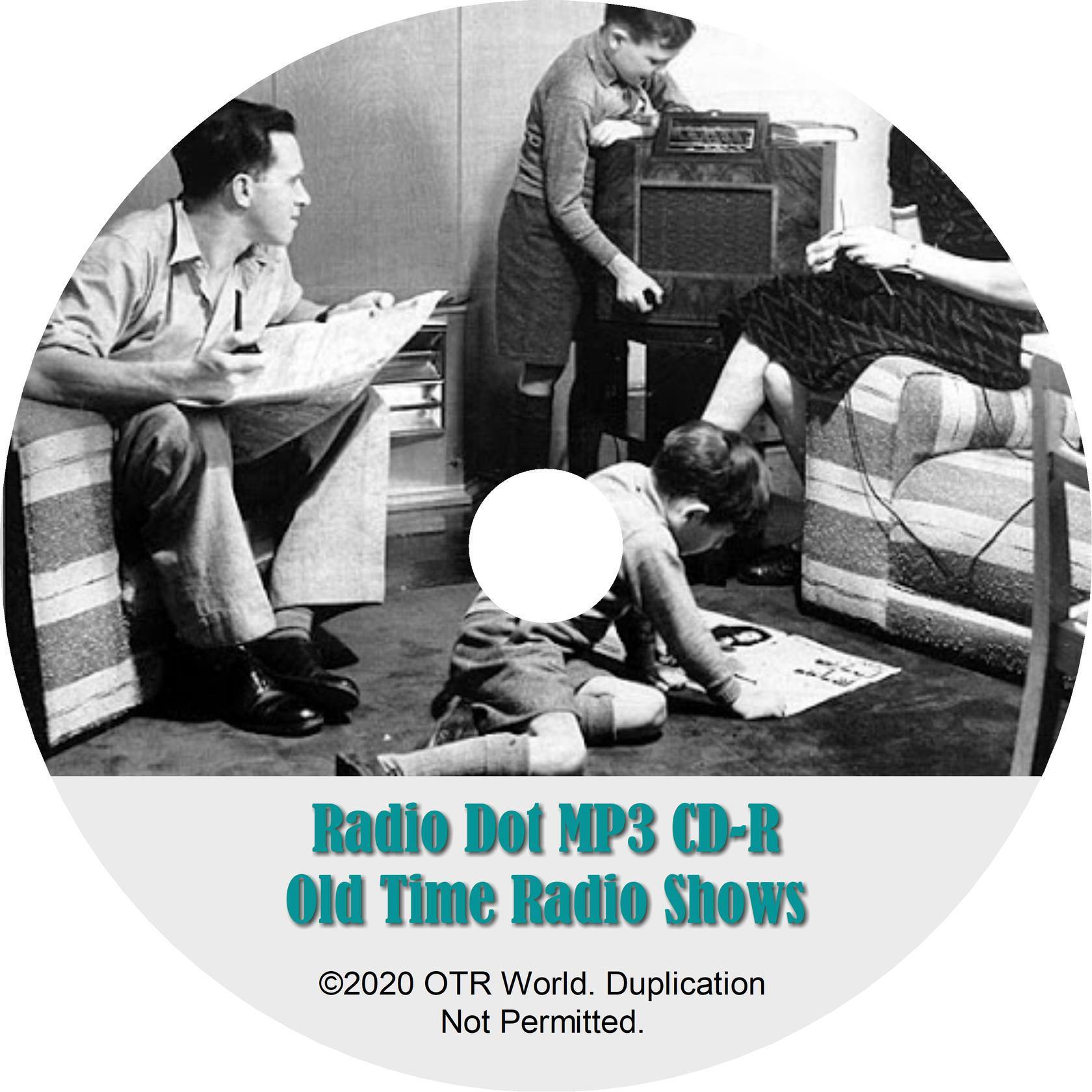 Radio Dot Old Time Radio Shows MP3 CD-R OTR OTRS 2 Episodes - OTR World