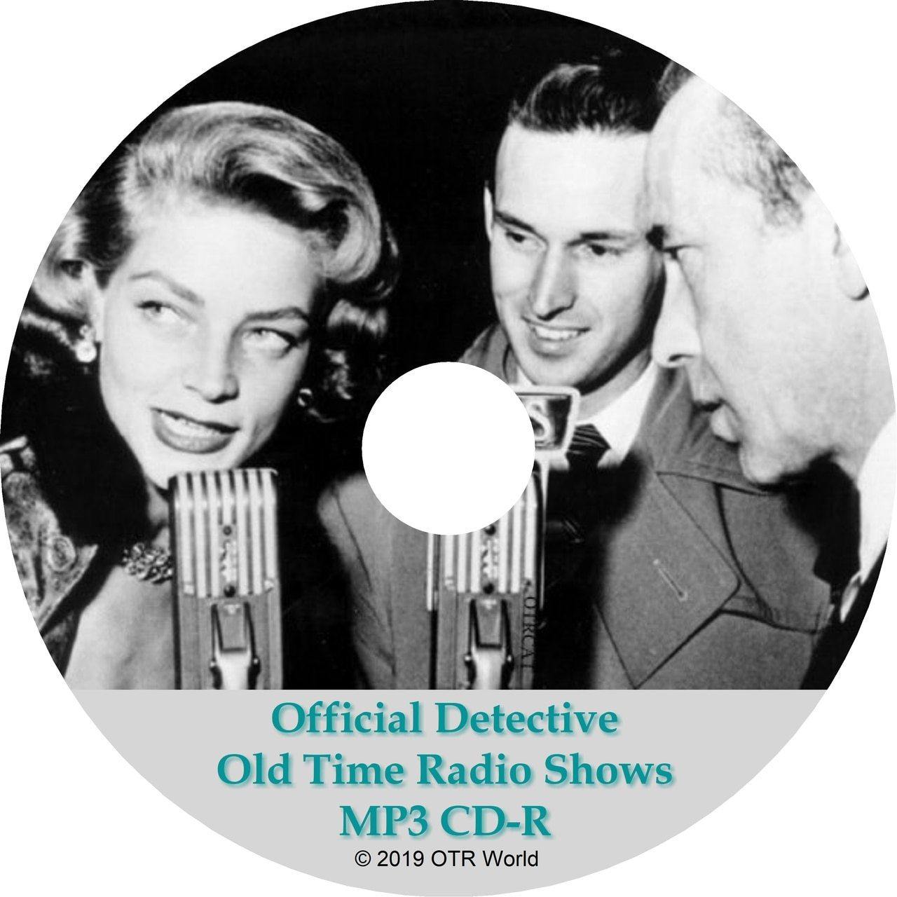 Official Detective Old Time Radio Shows OTR OTRS 5 Episodes MP3 CD-R - OTR World