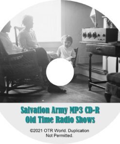 Salvation Army OTR OTRS Old Time Radio Shows MP3 On CD-R 2 Episodes